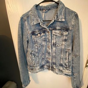Free people stonewash Jean jacket
